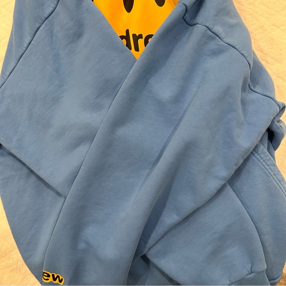 Drew House Hoodie size L Sky Blue Justin Bieber - Picture 3 of 16